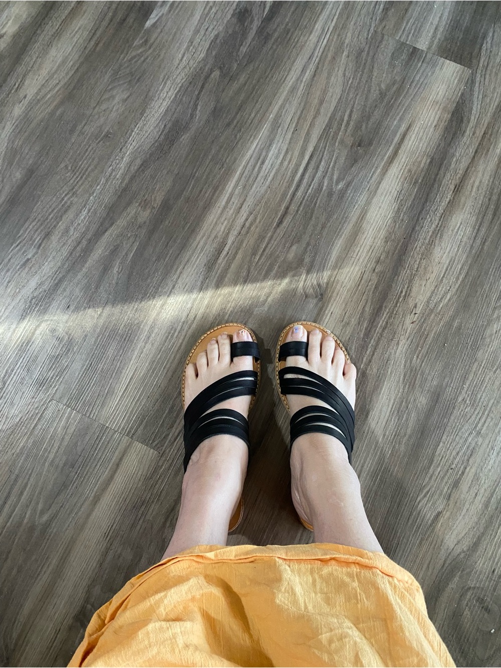 DV by Dolce Vita Black Multi-Strap Slide Sandals summer perfection!